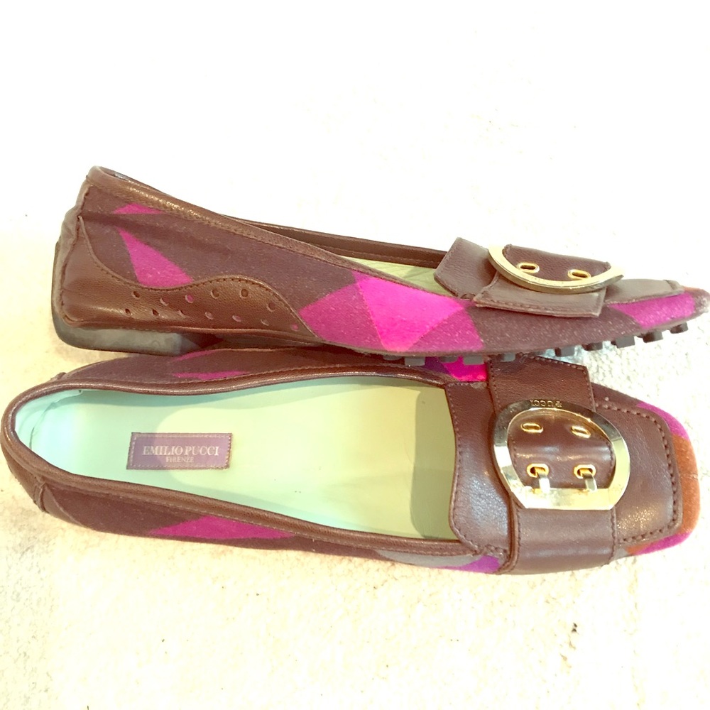 Emilio Pucci leather shoes